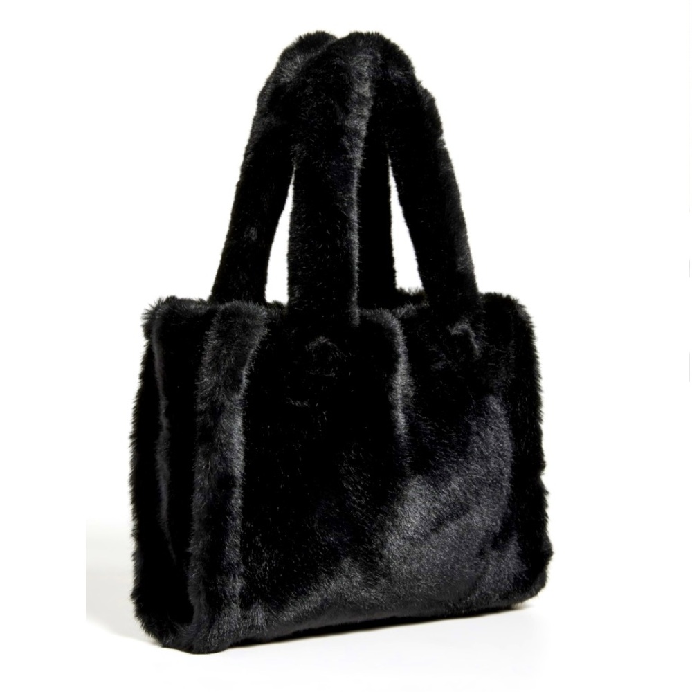 STAND STUDIO Faux Fur Liz Teddy Bag